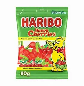 Haribo Happy Cherries (80g)