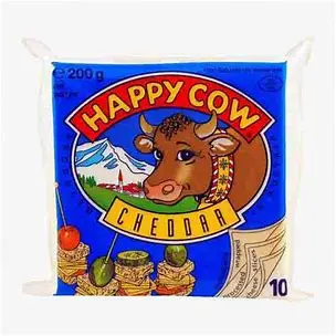 Happy Cow Cheese Cheddar 200g