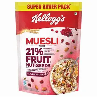 Kelloggs Museli Crunchy Fruit & Nut 500 gm