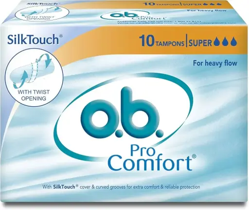 Ob Pro Comfort Tampons For Heavy Flow 10 pads