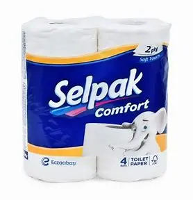 Selpak Toilet Paper Comfort 2ply 4 Roll 12 Bundle