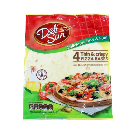 Deli Sun 4 Thin & Crispy Pizza Base 24cm 320gm