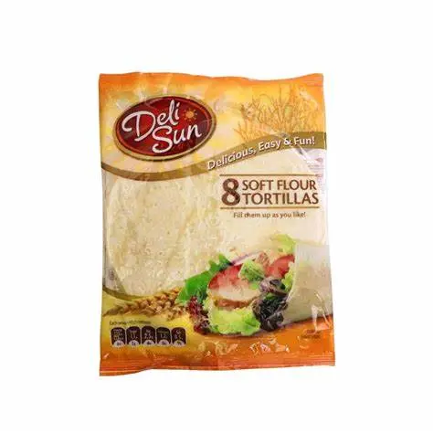 Deli Sun 8 Soft Flour Tortillas 19cm 320GM
