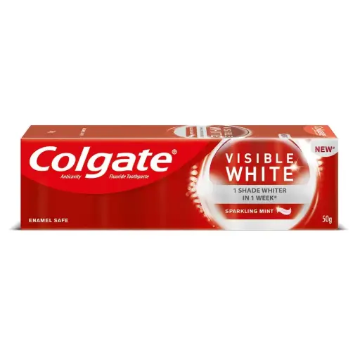 COLGATE TOOTHPASTE VISIBLE WHITE 120Gm