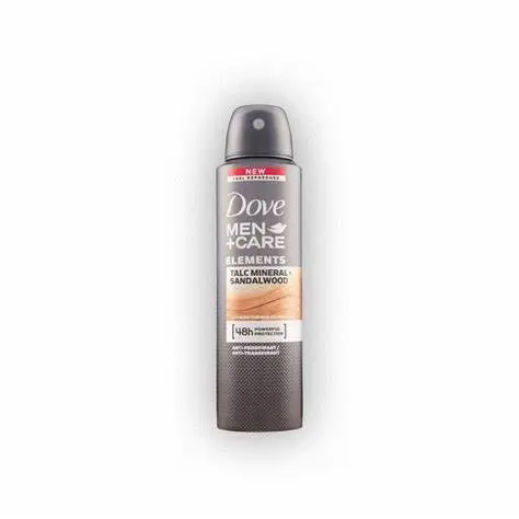 DOVE BODY SPRAY MINERAL POWDER+SANDALWOOD MEN 250ML