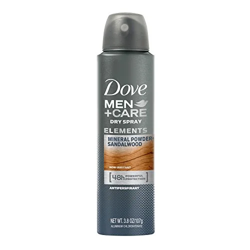 Dove Body Spray Mineral Powder Sandal Wood Men 200ml
