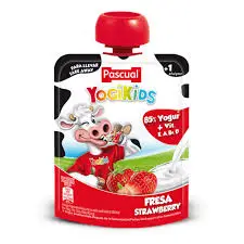 PASCUAL YOGIKIDS STRAWBERRY BANANA 125GM