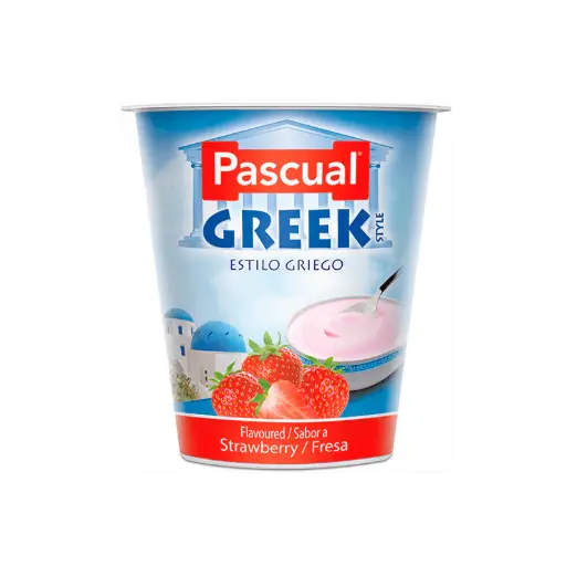 PASCUAL YOGURT GREEK STYLE STRAWBRRY 125ML