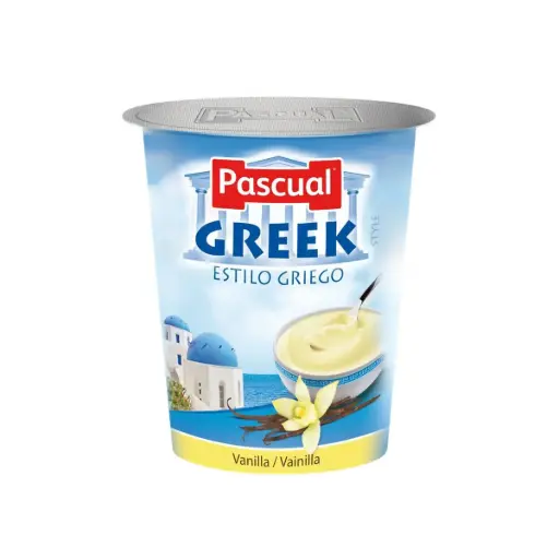 PASCUAL YOGURT GREEK STYLE VANILLA 125ML