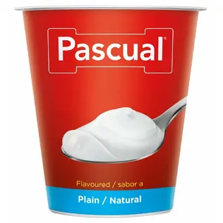PASCUAL YOGURT PLAIN FLAVOR 125GM