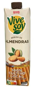 PASCUAL VIVE SOY ALMOND low fat 1LTR