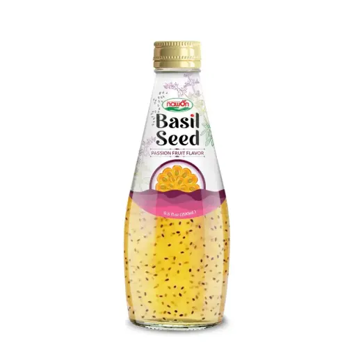 Nawon Basil Seed Drink Passion Fruit 290ml