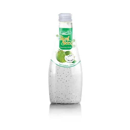 Nawon Basil Seed Drink Soursop 290ml