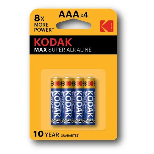 Kodak Batteries Alkaline Card AAA 2NOS