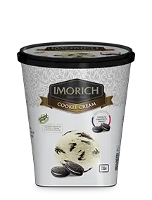 Elephant House Imorich Cookie Cream 1 Ltr Tub