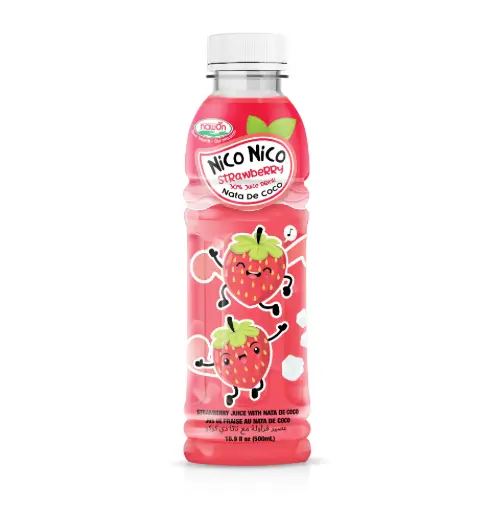 NAWON Nico Nico Nata De Coco Strawberry 500ml