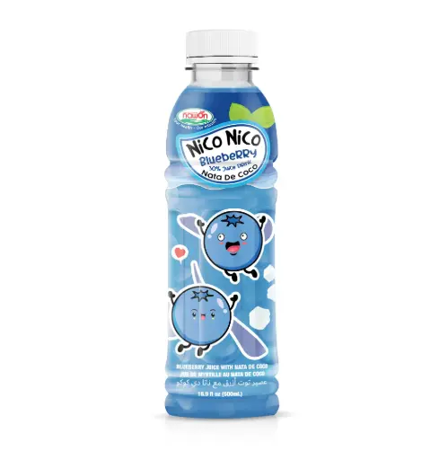 NAWON Nico Nico Nata De Coco Blueberry 500ml 
