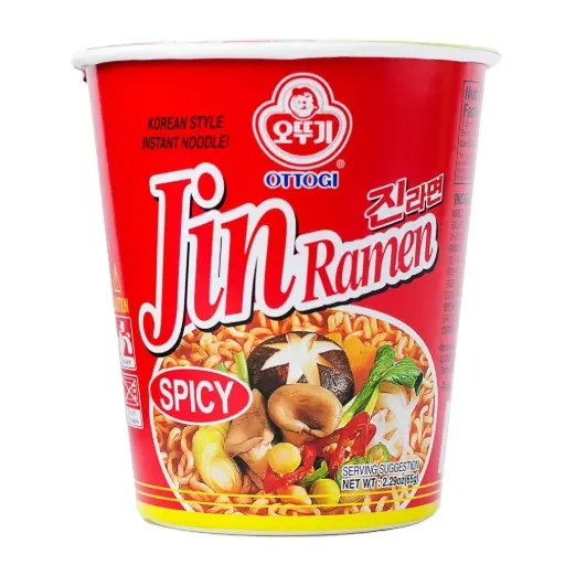 Ottogi Jin Ramen Spicy Cup 65g