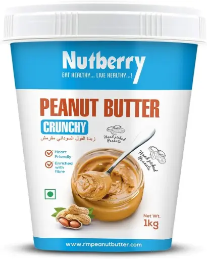 Nutberry Peanut Butter Crunchy 340g 