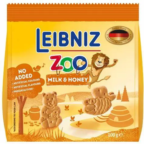 Bahlsen Zoo Leibniz Milk & Honey 100g 