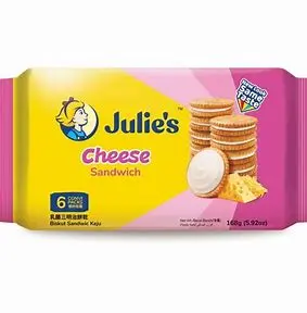 Julies Biscuits Cheese Sandwich 23.70g 