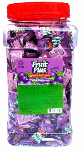 Fruit Plus Black Currant Jar (Candy) 