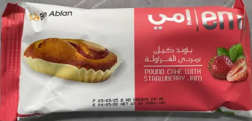 EMI Pound Cake 60g Strawberry Jam
