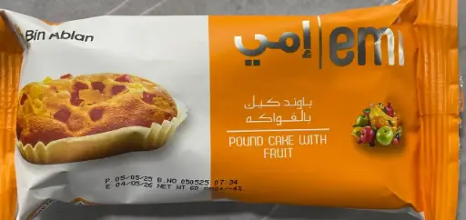 EMI Pound Cake 60g with Fruit