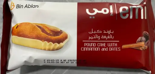 EMI Pound Cake 60g with Cinnamon & Dates