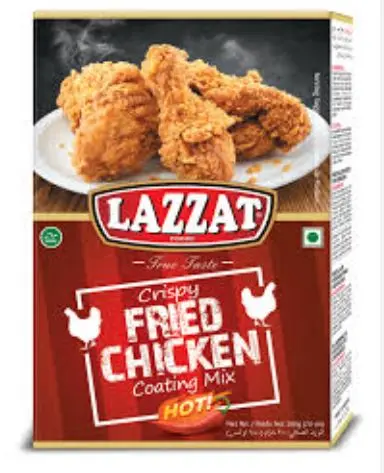 FRIED CHICKEN COATING MIX (HOT) 200GMS LAZZAT